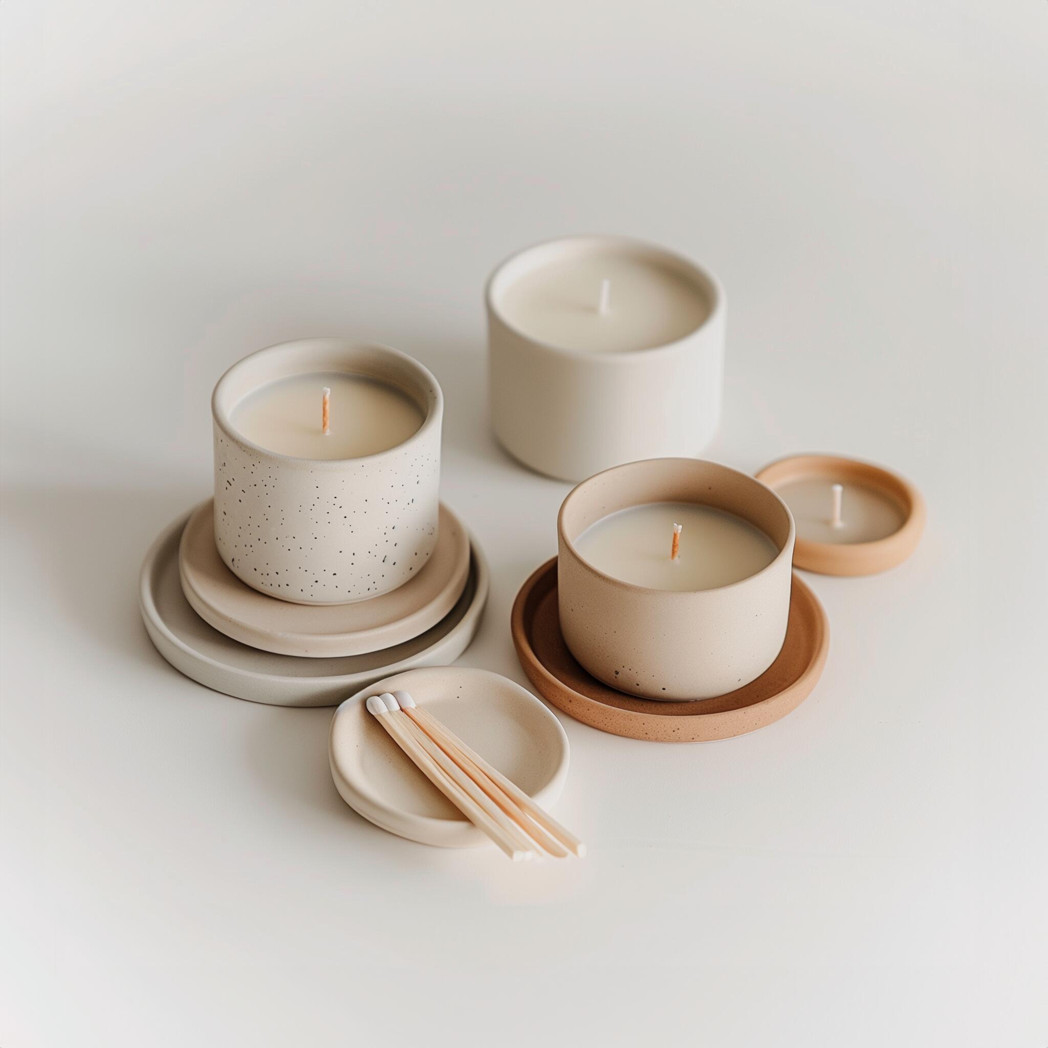 Mystic Birchwood: Scented Candle set